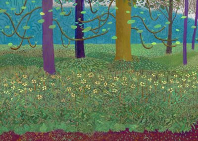 Hockney, le peintre, l’IPad et l’aubépine